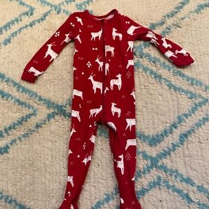 Tea onesie footie pajamas, 18-24 months, NWOT - reindeer! Christmas!